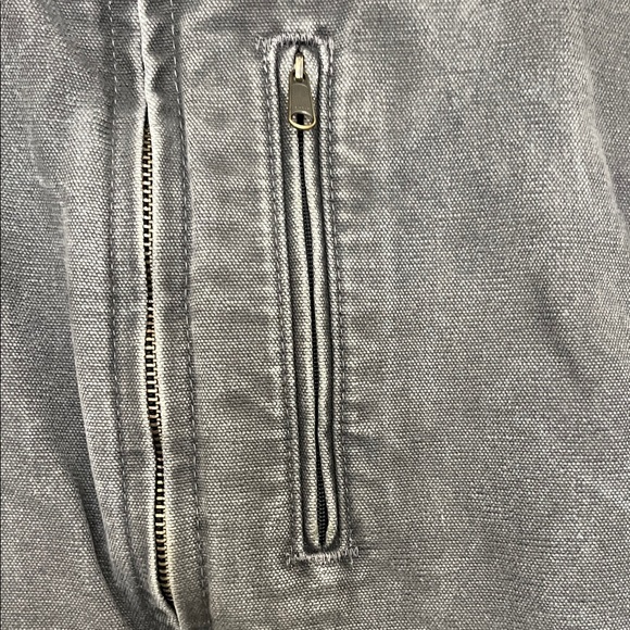 Carhartt Men's Gravel Color Sherpa Lined Sleeveless Jacket Vest - Picture 4 of 13